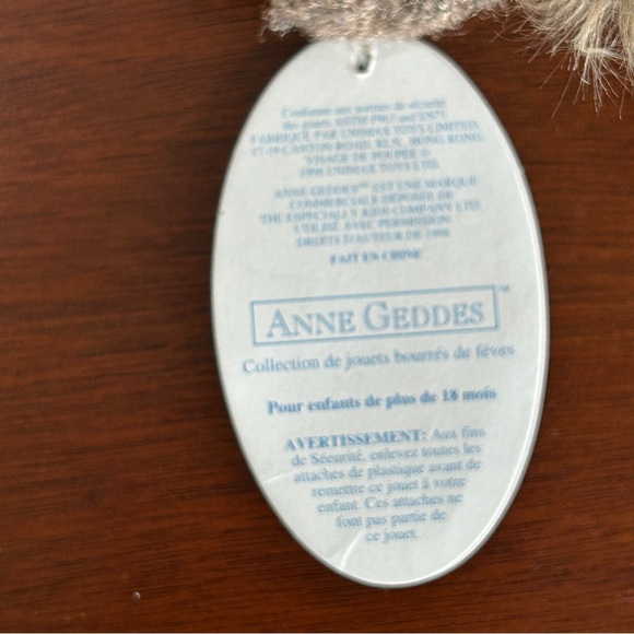 Anne Geddes Sleeping Baby Hedgehog Stuffie Plush Doll with Tags - Picture 8 of 13